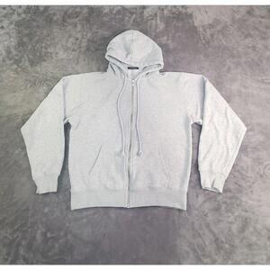 Brandy Melville Christy Hoodie Full-Zip Hoody 1984 Heather Grey Women's C30-34